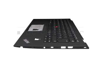 9Z.NDDBW.00U Original Lenovo Tastatur inkl. Topcase UK (englisch) schwarz/schwarz mit Backlight und Mouse-Stick