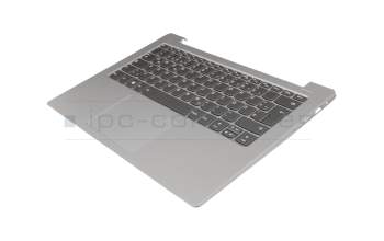 9Z.NSSBN.C0G Original Darfon Tastatur inkl. Topcase DE (deutsch) grau/silber mit Backlight