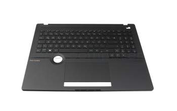 AEEXFG00010 Original Quanta Tastatur inkl. Topcase DE (deutsch) schwarz/schwarz mit Backlight (ASUS Dial)
