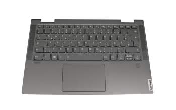 AM1FG000100 Original Lenovo Tastatur inkl. Topcase DE (deutsch) grau/grau mit Backlight