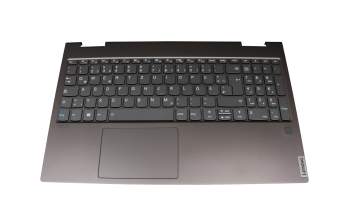 AM1FH000900 Original Lenovo Tastatur inkl. Topcase DE (deutsch) grau/grau mit Backlight