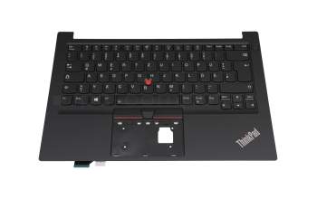 AM1HJ000500 CJ Original Lenovo Tastatur inkl. Topcase DE (deutsch) schwarz/schwarz mit Backlight und Mouse-Stick mit Ein/Aus Schalter