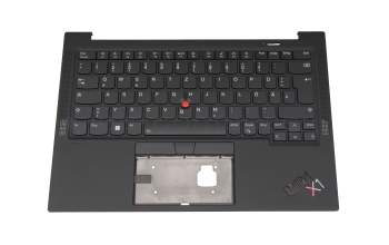 AM1U8000900K Original Lenovo Tastatur inkl. Topcase DE (deutsch) schwarz/schwarz mit Backlight und Mouse-Stick