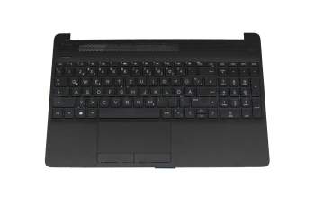 AM2H8000100-KFC1 Original HP Tastatur inkl. Topcase DE (deutsch) schwarz/schwarz (PTP)