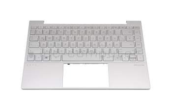 AM2V5000560 Original HP Tastatur inkl. Topcase DE (deutsch) silber/silber mit Backlight