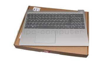 AP1E1000300 Original Lenovo Tastatur inkl. Topcase FR (französisch) grau/silber