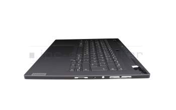 AP2WE000 Original Lenovo Tastatur inkl. Topcase DE (deutsch) grau/grau mit Backlight