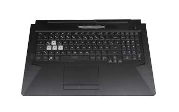 Asus TUF A17 FA706II Original Tastatur inkl. Topcase DE (deutsch) schwarz/transparent/schwarz mit Backlight