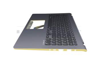 Asus VivoBook S15 S530UF Original Tastatur inkl. Topcase DE (deutsch) schwarz/silber/gelb mit Backlight silber/gelb