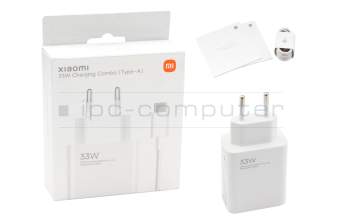 BHR6039EU Original Xiaomi USB-C Netzteil 33,0 Watt EU Wallplug weiß (Charging Combo Type-A)