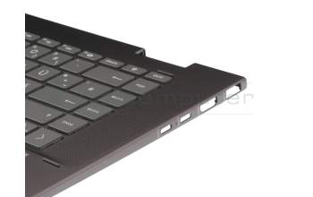 BSKQQA0LZJ2029 Original HP Tastatur inkl. Topcase DE (deutsch) schwarz/grau mit Backlight