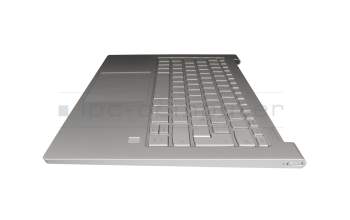 C04-0411 2008251422 Original Lenovo Tastatur inkl. Topcase DE (deutsch) silber/silber mit Backlight