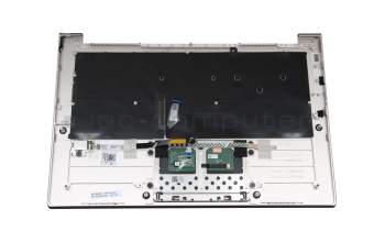 C05-04036 2008261633 Original Lenovo Tastatur inkl. Topcase DE (deutsch) silber/silber mit Backlight