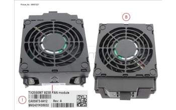 Fujitsu CA05973-9412 9238 FAN MODULE(3U)_PCR