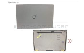 Fujitsu CP803599-XX LCD BACK COVER BLACK