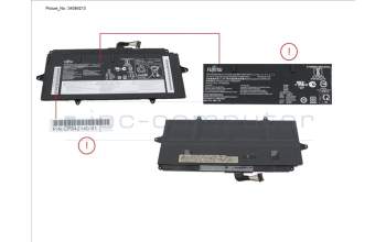 Fujitsu CP842498-XX -BT-MAIN BATTERY (4 CELLS) 4196MAH 64WH