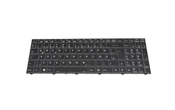 CVM18H960094305 Original Clevo Tastatur DE (deutsch) schwarz/weiß weiß