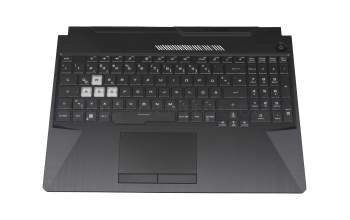 DQ60AUP6Y05 Original Asus Tastatur DE (deutsch) schwarz/transparent mit Backlight