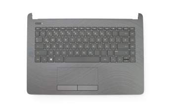 EA0P1008020-2 Original HP Tastatur inkl. Topcase DE (deutsch) schwarz/schwarz Wave