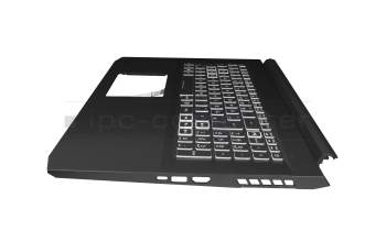 EC3BH000100 Original Acer Tastatur inkl. Topcase DE (deutsch) schwarz/weiß/schwarz mit Backlight