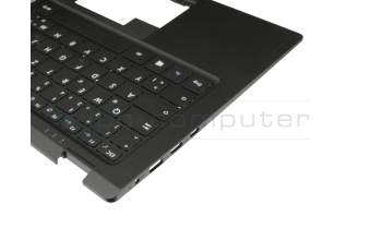 Emdoor YS13G Original Tastatur inkl. Topcase DE (deutsch) schwarz/schwarz