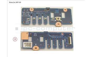 Fujitsu FUJ:CP730173-XX SUB BOARD, POWER SWITCH