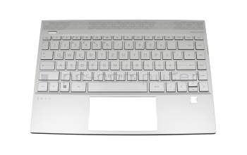 HP Envy 13-aq1900 Original Tastatur inkl. Topcase DE (deutsch) silber/silber mit Backlight