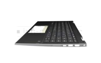 HP Pavilion x360 14-dw1000 Original Tastatur inkl. Topcase DE (deutsch) schwarz/schwarz/silber ohne Hintergrundbeleuchtung