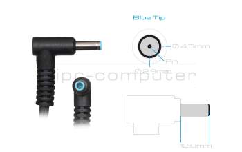 HSTNN-CA15 Original HP Netzteil 65,0 Watt normale Bauform mit Adapter