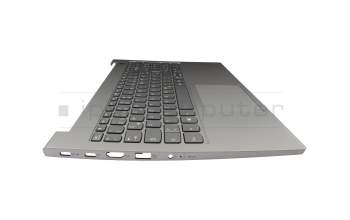 L1CZ0C900E1 Original Lenovo Tastatur inkl. Topcase DE (deutsch) grau/grau mit Backlight