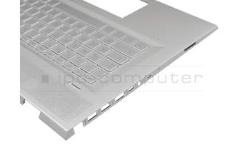 L22669-041 Original HP Tastatur inkl. Topcase DE (deutsch) silber/silber mit Backlight