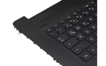 L48409-041 Original HP Tastatur inkl. Topcase DE (deutsch) schwarz/schwarz (DVD) (Optik: Grobmuster)