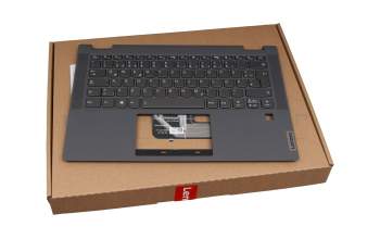 LCM19J16D0J686 Original Lenovo Tastatur inkl. Topcase DE (deutsch) grau/grau mit Backlight