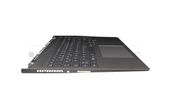 LCM20L36D0J6862 Original Lenovo Tastatur inkl. Topcase DE (deutsch) grau/grau mit Backlight