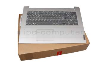 LVM16K26D0-686 Original Lenovo Tastatur inkl. Topcase DE (deutsch) grau/silber (Fingerprint)