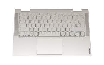 Lenovo Yoga C740-14IML (81TC) Original Tastatur inkl. Topcase DE (deutsch) silber/silber mit Backlight