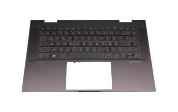 M50067-041 Original HP Tastatur inkl. Topcase DE (deutsch) schwarz/schwarz mit Backlight