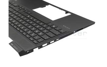 M76862-041 Original HP Tastatur inkl. Topcase DE (deutsch) schwarz/schwarz mit Backlight (RTX-Grafikkarte)