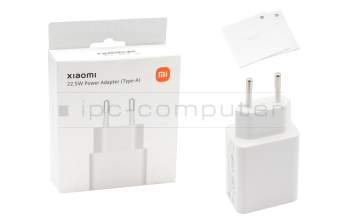 MDY-11-EP Original Xiaomi USB Netzteil 22,5 Watt EU Wallplug weiß (Charging Combo Type-A ohne Kabel)