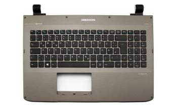 MP-13A96D0-360 Original Medion Tastatur inkl. Topcase DE (deutsch) schwarz/grau