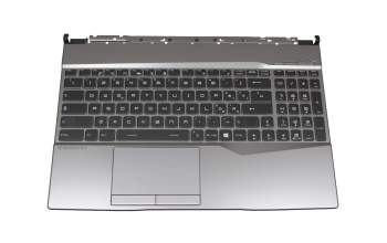 MSI Alpha 15 A3DD/A3DDK/A3DC/A3DCK (MS-16U6) Original Tastatur inkl. Topcase IT (italienisch) schwarz/grau mit Backlight