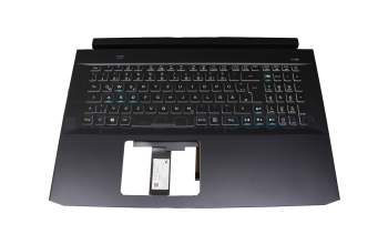 NKI15130MU Original Acer Tastatur inkl. Topcase DE (deutsch) schwarz/schwarz mit Backlight