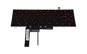 NSK-FG0DBN 0G Original MSI Tastatur DE (deutsch) schwarz mit Backlight (Backlight rot)