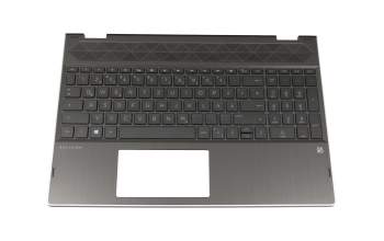 NSK-XN5BW Original HP Tastatur inkl. Topcase DE (deutsch) schwarz/schwarz mit Backlight