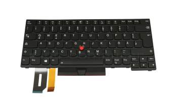 PK131J5B11 Original Lenovo Tastatur DE (deutsch) schwarz mit Backlight und Mouse-Stick