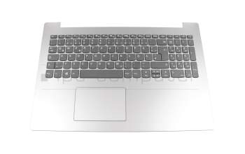 PK1329A3A19 Original Compal Tastatur inkl. Topcase DE (deutsch) grau/silber