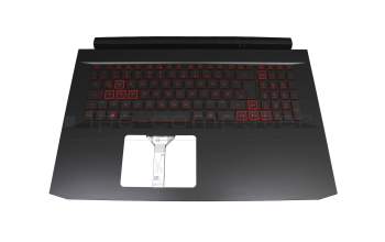 PK133AU2A13 Original Acer Tastatur inkl. Topcase DE (deutsch) schwarz/rot/schwarz mit Backlight