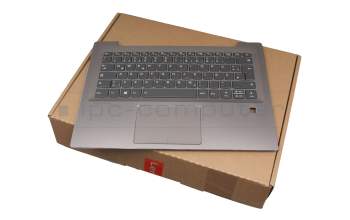 PK3780 Original Lenovo Tastatur inkl. Topcase DE (deutsch) grau/bronze mit Backlight (ohne Fingerprint)