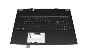 PN065187 Original MSI Tastatur inkl. Topcase DE (deutsch) schwarz/schwarz