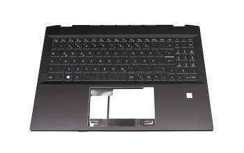 PN144156 Original MSI Tastatur inkl. Topcase DE (deutsch) schwarz/schwarz mit Backlight